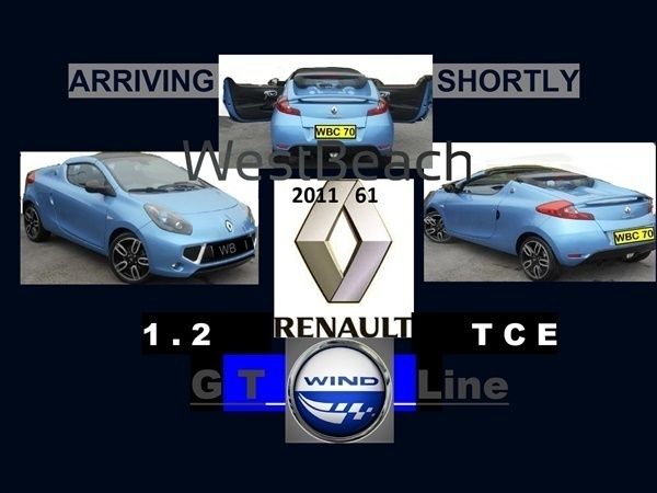 Blue Used 2011 Renault Wind GT-Line Cabriolet | £2,999 - Image 1/1