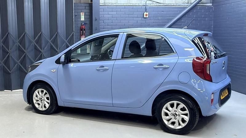 Used Kia Picanto 66 HP (48 kW) 2018 Blue Hatchback