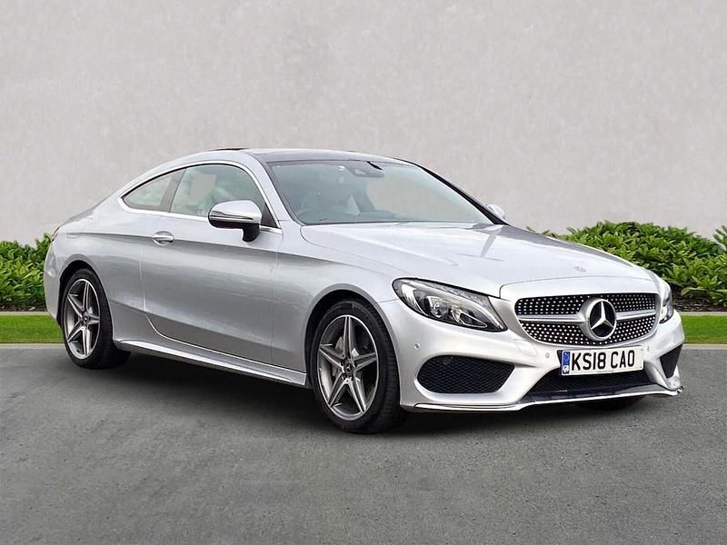 Silver Used 2018 Mercedes C300 AMG Line Premium Plus Coupe | £21,599 (A bit pricey) - Image 1/4