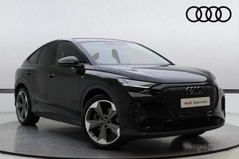 Used 2024 Audi Q4 Sportback e-tron Black Edition SUV | £36,990 (Fair price) - Image 1/1