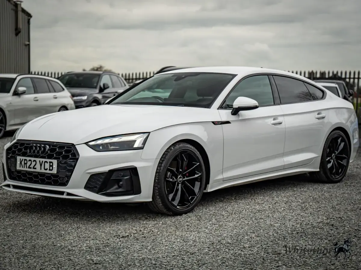 Used Audi A5 Sportback S-Line 163 HP (119 kW) 2022 White Hatchback