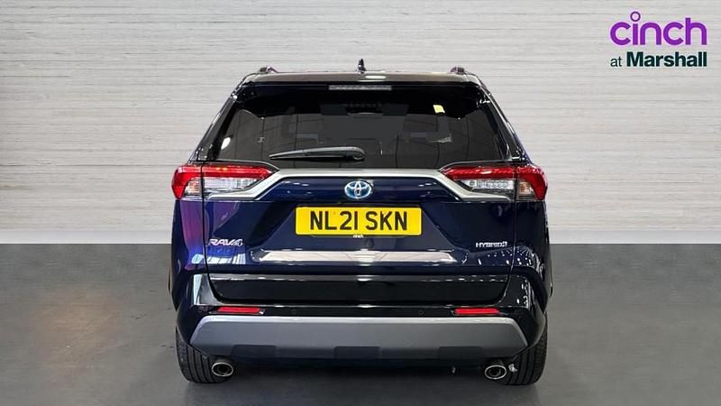 Used Toyota RAV4 Hybrid 218 HP (160 kW) 2021 Blue/black SUV