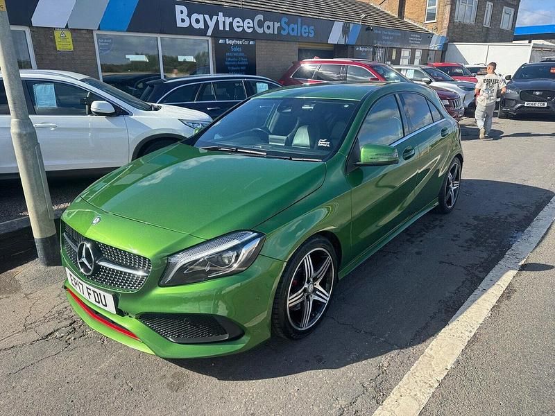 Used Mercedes A250 AMG 215 HP (158 kW) 2017 Green Hatchback