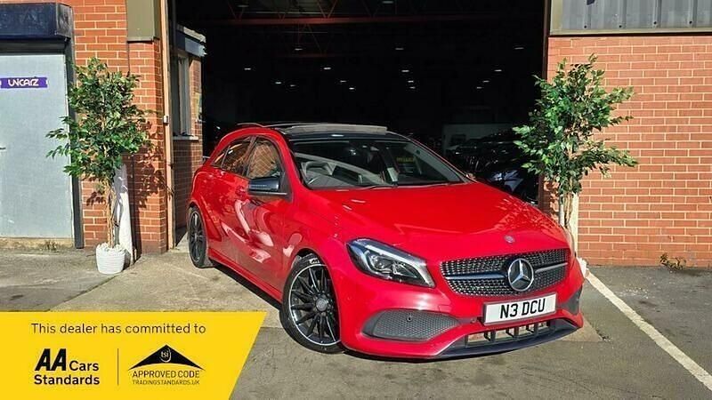 Used Mercedes A200 AMG line 2017 Red Hatchback