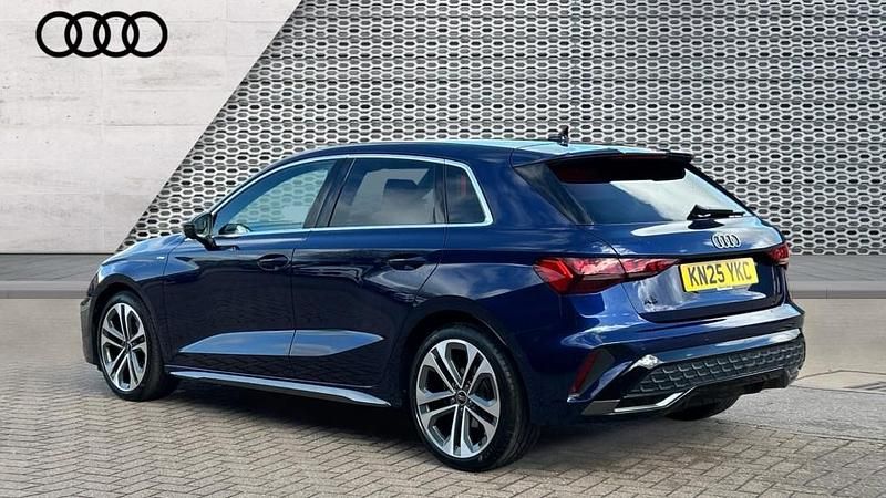 Used Audi A3 S-Line 150 HP (110 kW) 2025 Blue Hatchback