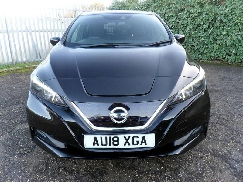 Used Nissan Leaf 110 kW (150 HP) 2018 Black Hatchback