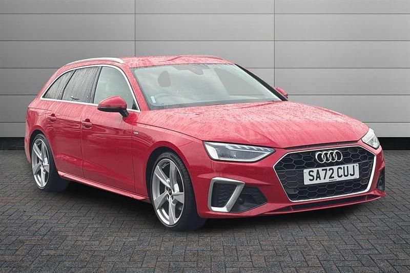 Used Audi A4 S-Line 163 HP (119 kW) 2022 Red Estate