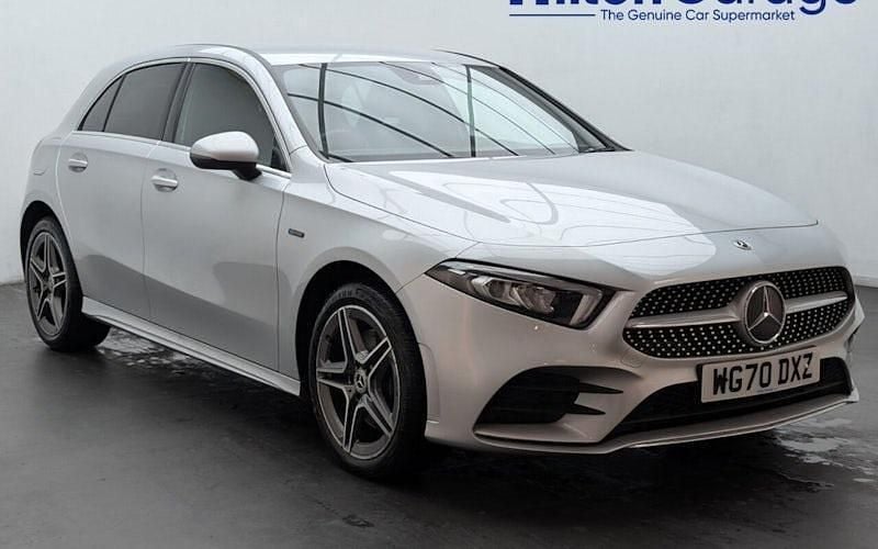 Silver Used 2021 Mercedes A250 AMG line Hatchback | £15,650 (Good price) - Image 1/4