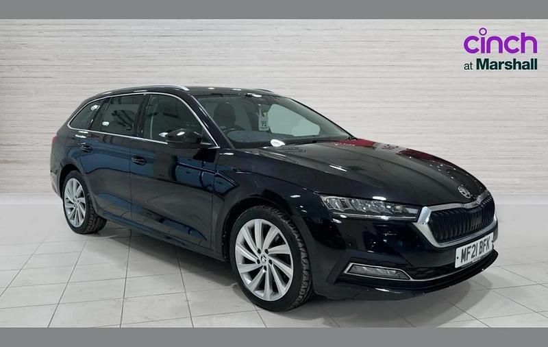 Used Skoda Octavia SE L 200 HP (147 kW) 2021 Black Estate