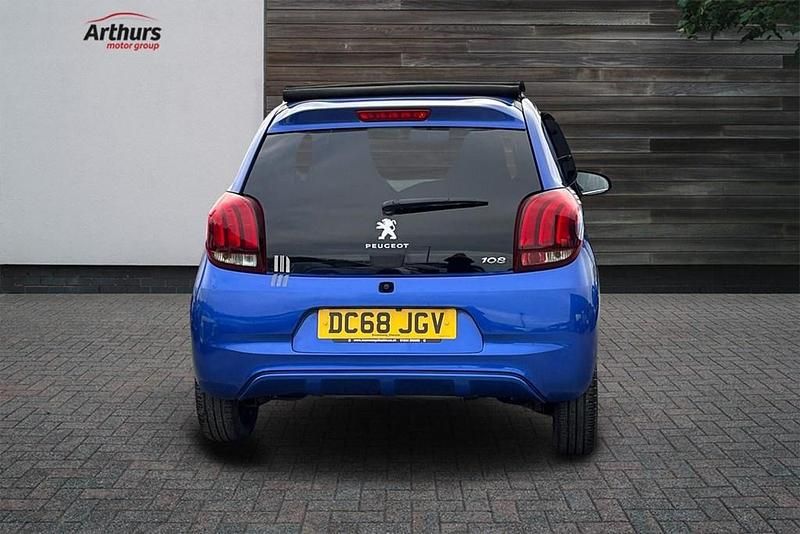 Used Peugeot 108 Collection 71 HP (52 kW) 2018 Blue Hatchback