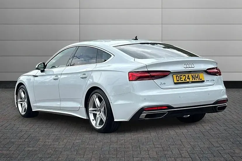 Used Audi A5 Sportback Sport 150 HP (110 kW) 2024 White Hatchback