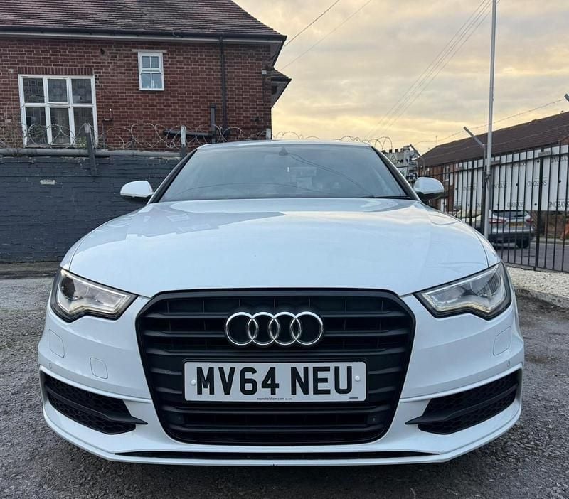 Used Audi A6 Black Edition 190 HP (139 kW) 2014 White Sedan