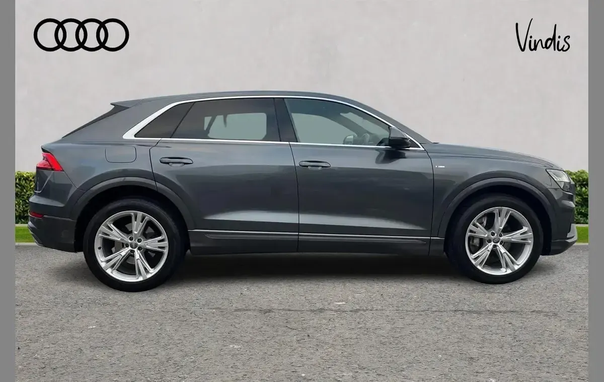 Used Audi Q8 S-Line 286 HP (210 kW) 2018 Grey SUV