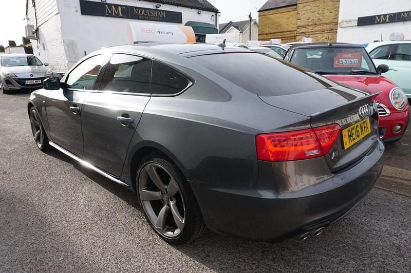 Used Audi A5 Sportback Black Edition 190 HP (139 kW) 2016 Grey Hatchback