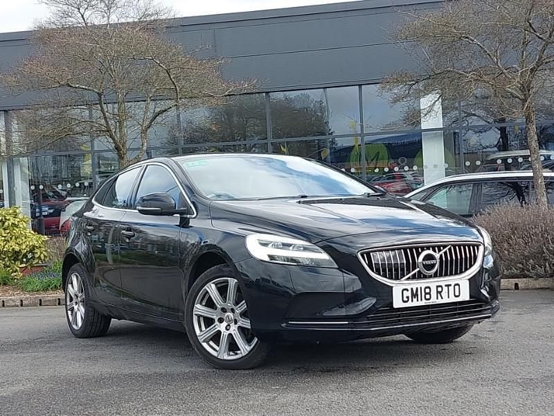 Used Volvo V40 Inscription 152 HP (111 kW) 2018 Black Hatchback