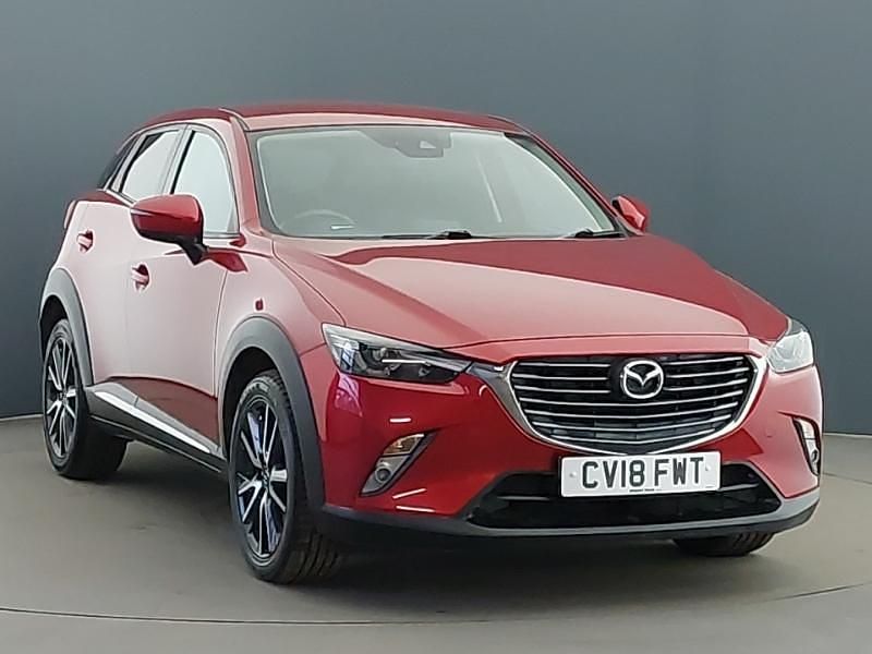 Red Used 2018 Mazda CX-3 Inclusive SUV | £10,498 (Fair price) - Image 1/4