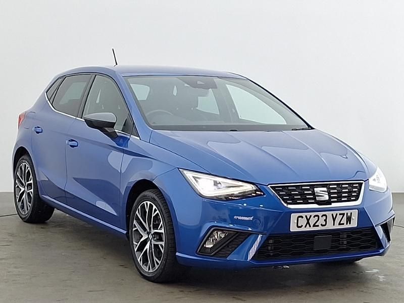 Blue Used 2023 Seat Ibiza XCELLENCE Hatchback | £17,998 (Fair price) - Image 1/4