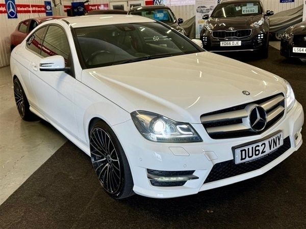 White Used 2012 Mercedes C220 AMG Coupe | £6,690 (Fair price) - Image 1/1