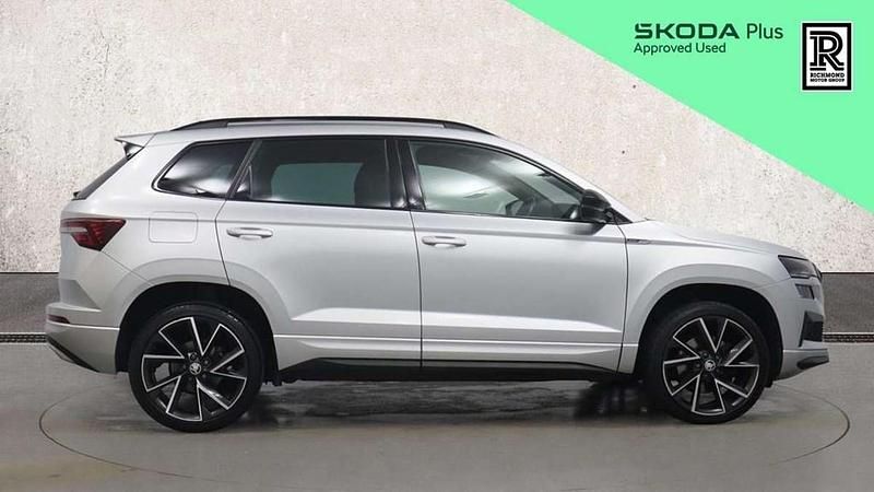 Used Skoda Karoq SportLine 150 HP (110 kW) 2023 Silver SUV