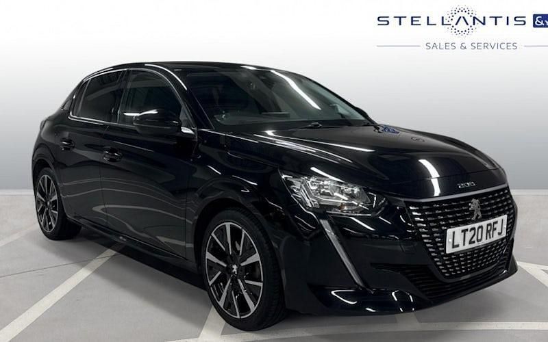 Used Peugeot 208 Allure 102 HP (75 kW) 2020 Black Hatchback