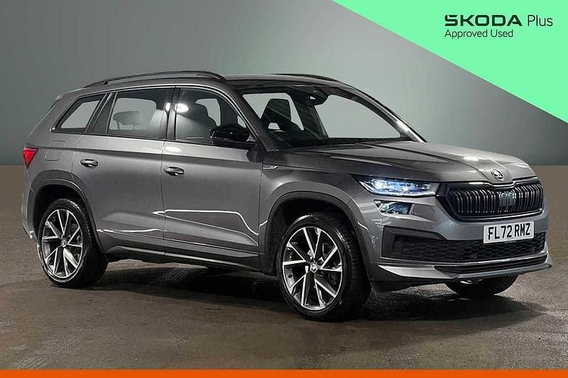 Used Skoda Kodiaq SportLine 110 HP (80 kW) 2023 Graphite grey metallic SUV