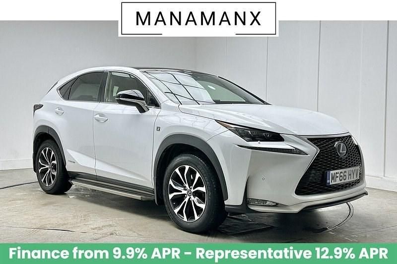 White Used 2016 Lexus NX300h Sport Line SUV | £16,490 (Fair price) - Image 1/3