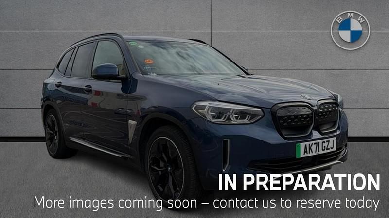 Blue Used 2021 BMW iX3 Comfort Edition SUV | £27,436 (Fair price) - Image 1/4