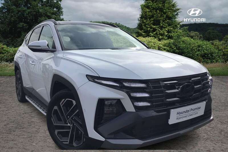 White Used 2025 Hyundai Tucson Ultimate SUV | £34,990 - Image 1/4