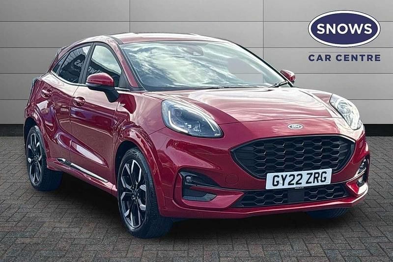 Red Used 2022 Ford Puma ST-Line X SUV | £14,599 (Good price) - Image 1/4