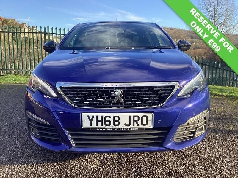 Usado Peugeot 308 GT-line 130 HP (95 kW) 2018 Azul Citadino