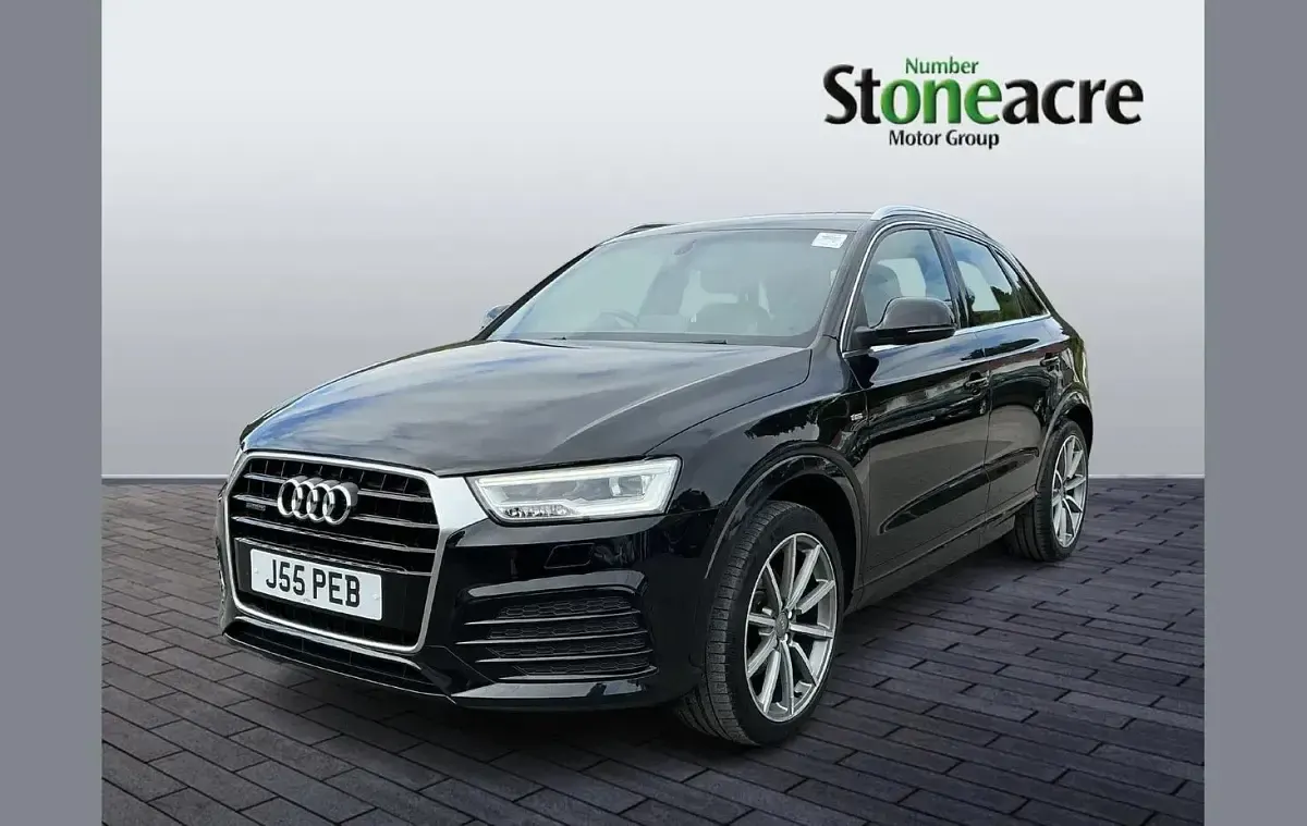 Used Audi Q3 S-Line 180 HP (132 kW) 2017 Black SUV