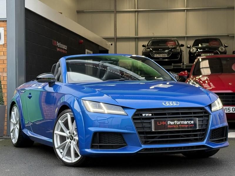 Blue Used 2017 Audi TTS Black Edition Cabriolet | £23,995 (Fair price) - Image 1/4