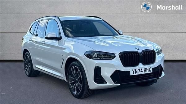 White Used 2024 BMW X3 M Sport SUV | £42,856 (Fair price) - Image 1/4