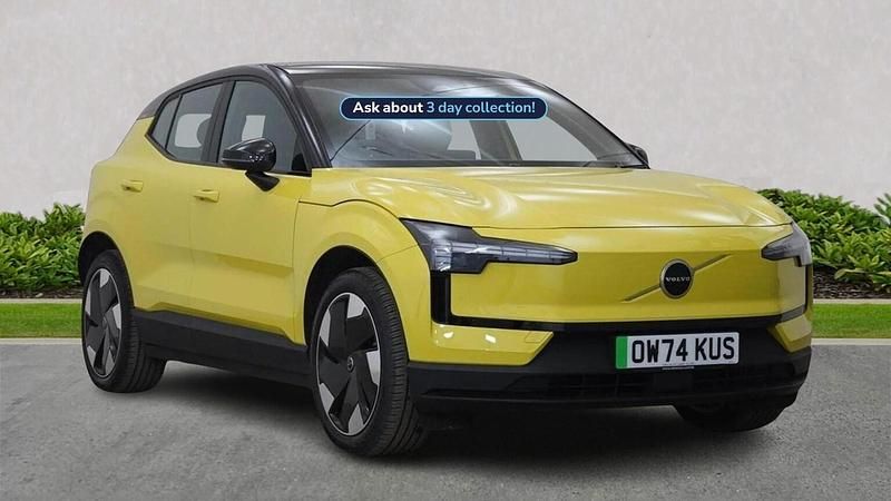 Yellow New 2024 Volvo EX30 Performance SUV | £29,927 (Good price) - Image 1/4