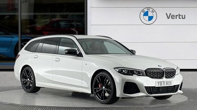 White Used 2022 BMW M340 M Sport Sedan | £34,786 (Expensive) - Image 1/4