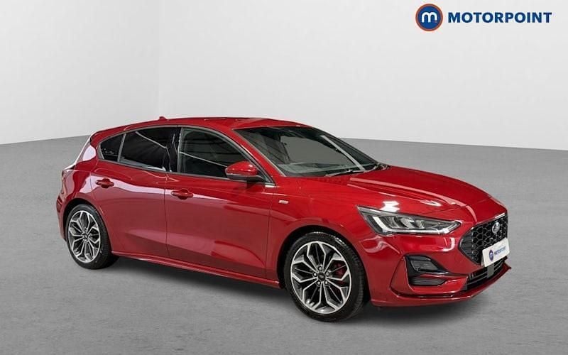 Red Used 2024 Ford Focus ST-Line X Hatchback | £20,149 (Fair price) - Image 1/4