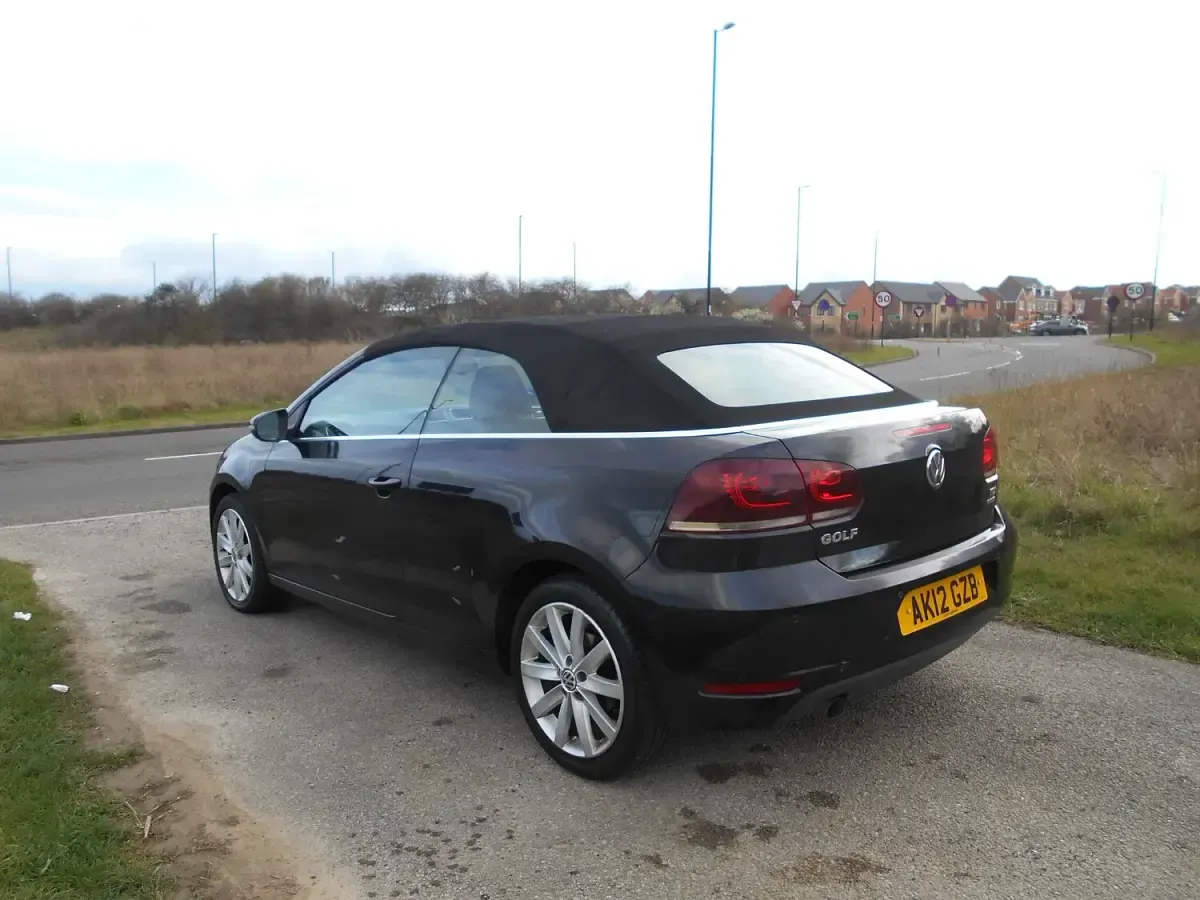 Used VW Golf Cabriolet S 105 HP (77 kW) 2012 Black Cabriolet