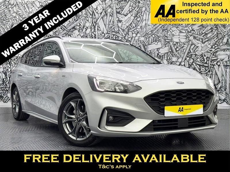 Silver Used 2020 Ford Focus ST-Line Estate | £12,995 (Fair price) - Image 1/2