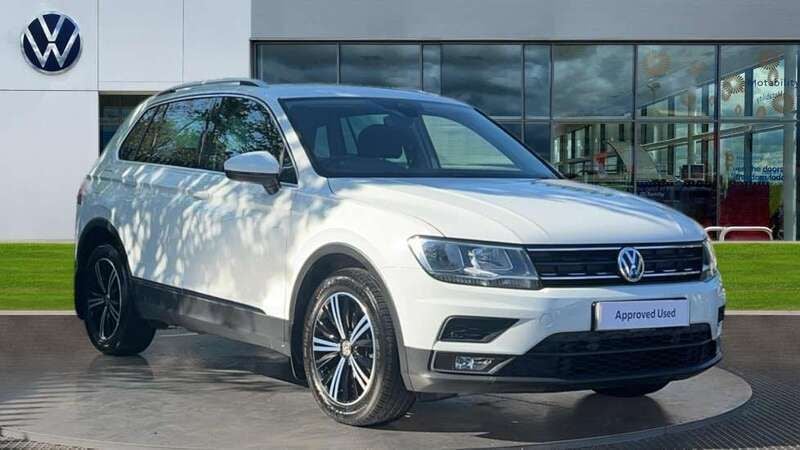 White Used 2018 VW Tiguan SE SUV | £15,335 (Good price) - Image 1/4
