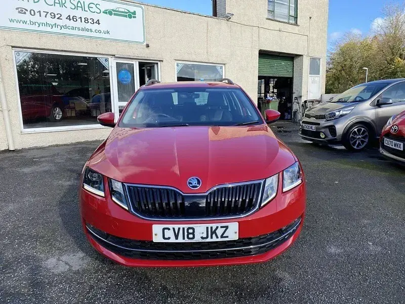Used Skoda Octavia SE L 150 HP (110 kW) 2018 Velvet red metallic Estate