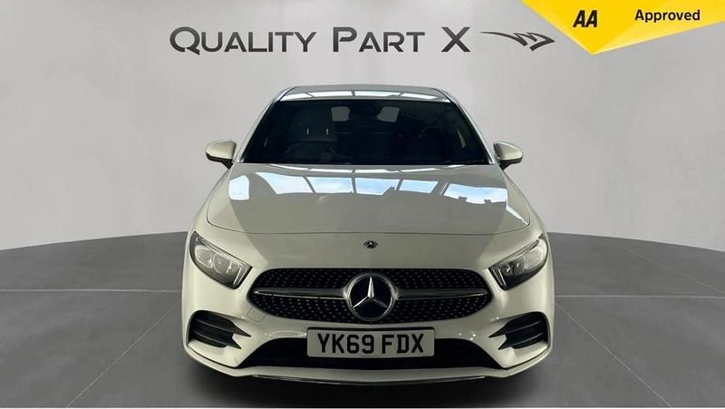 Used Mercedes A200 AMG line 163 HP (119 kW) 2019 White Sedan