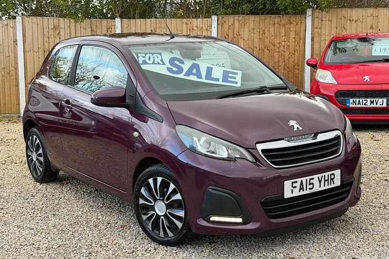 Mauve/purple Used 2015 Peugeot 108 Active Hatchback | £2,295 (A bit pricey) - Image 1/1