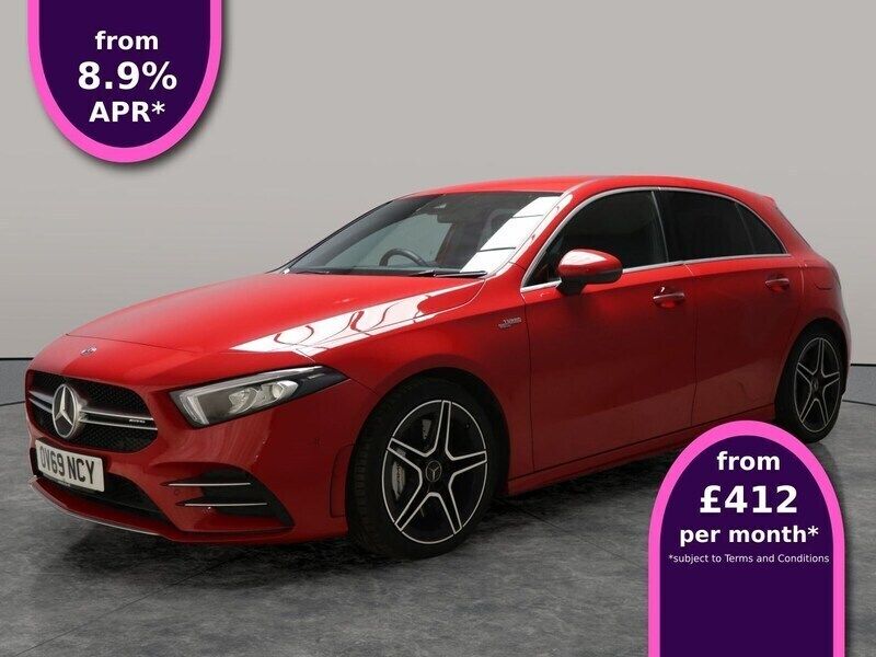 Red Used 2019 Mercedes A35 AMG Premium Hatchback | £23,994 (Good price) - Image 1/3