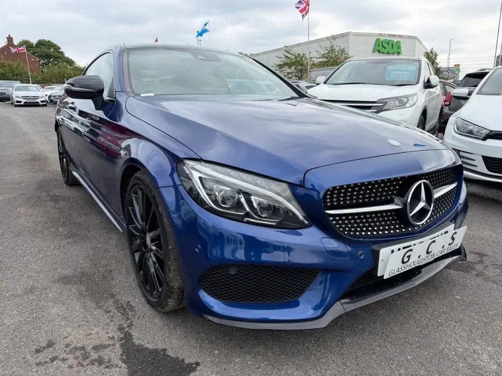 Used Mercedes C200 AMG Line Premium Plus 2016 Blue Coupe