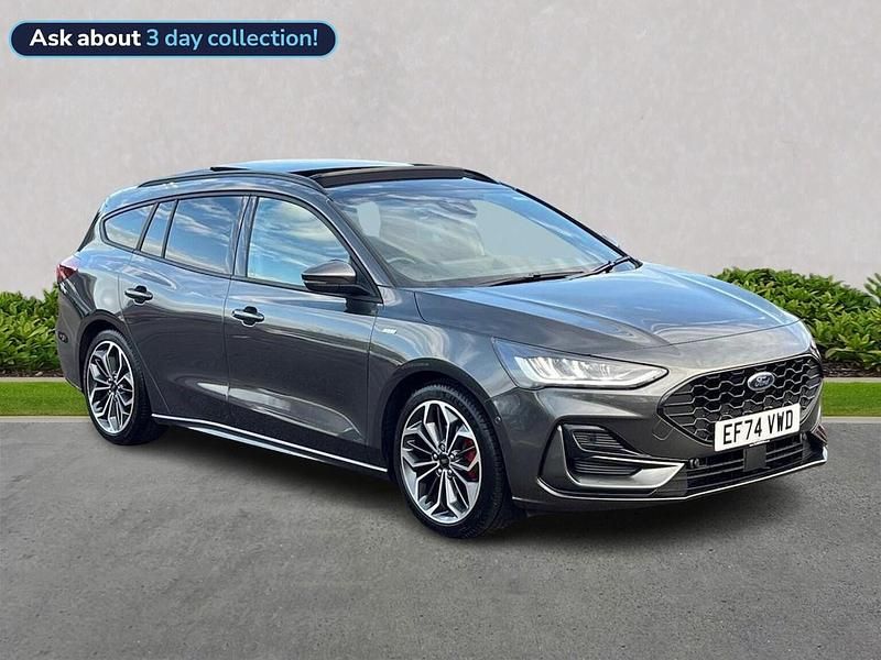 Grey Used 2025 Ford Focus ST-Line X Estate | £23,690 (A bit pricey) - Image 1/2