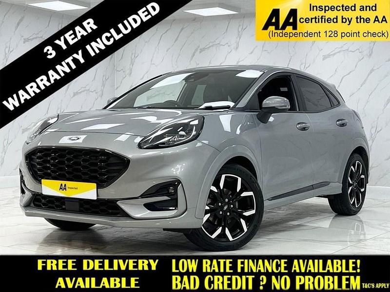 Silver Used 2022 Ford Puma ST-Line X SUV | £16,395 (Fair price) - Image 1/2