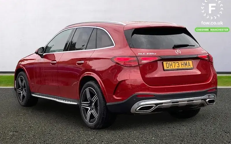 Used Mercedes GLC220 AMG line 197 HP (144 kW) 2023 Red SUV