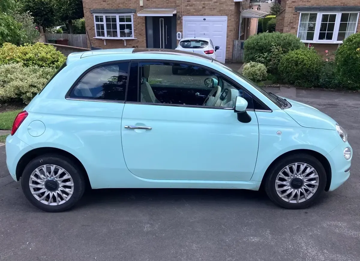 Used Fiat 500 Lounge 69 HP (50 kW) 2018 Green Hatchback