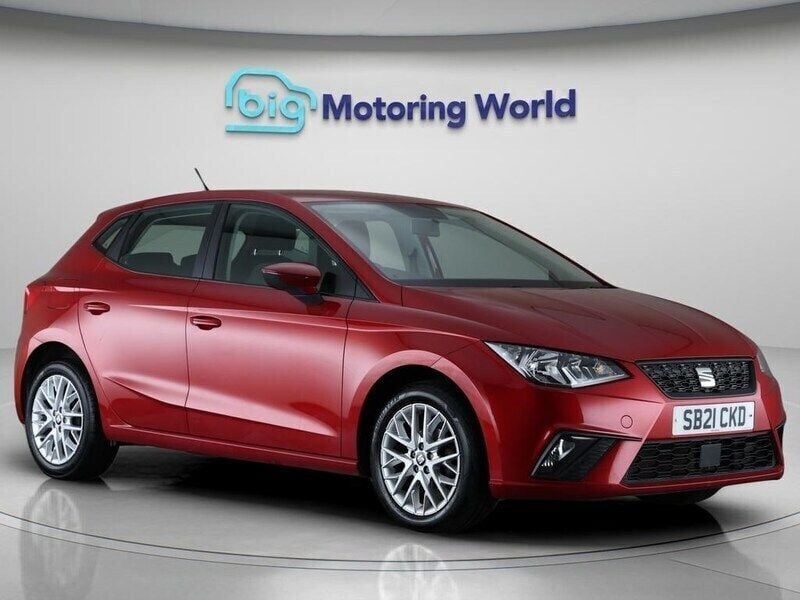 Red Used 2021 Seat Ibiza SE Technology Hatchback | £10,200 (Super price) - Image 1/4