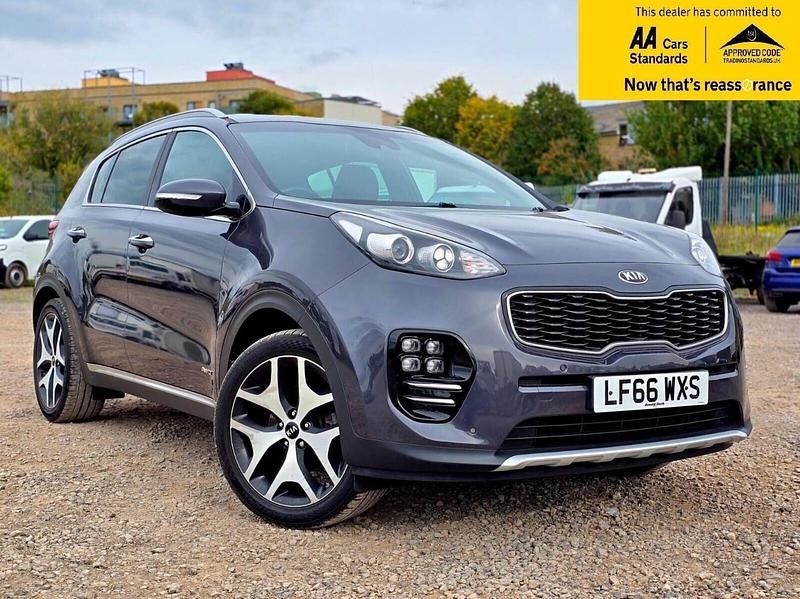 Silver Used 2016 Kia Sportage GT-Line SUV | £11,288 (Fair price) - Image 1/4